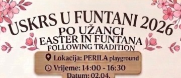 Uskrs u Funtani 2026. - po užanci